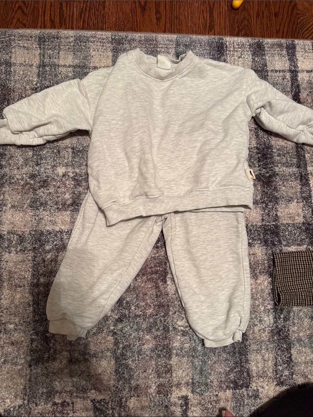 Zara Light Gray Kids Sweatpants - Soft Jogger Bottoms
